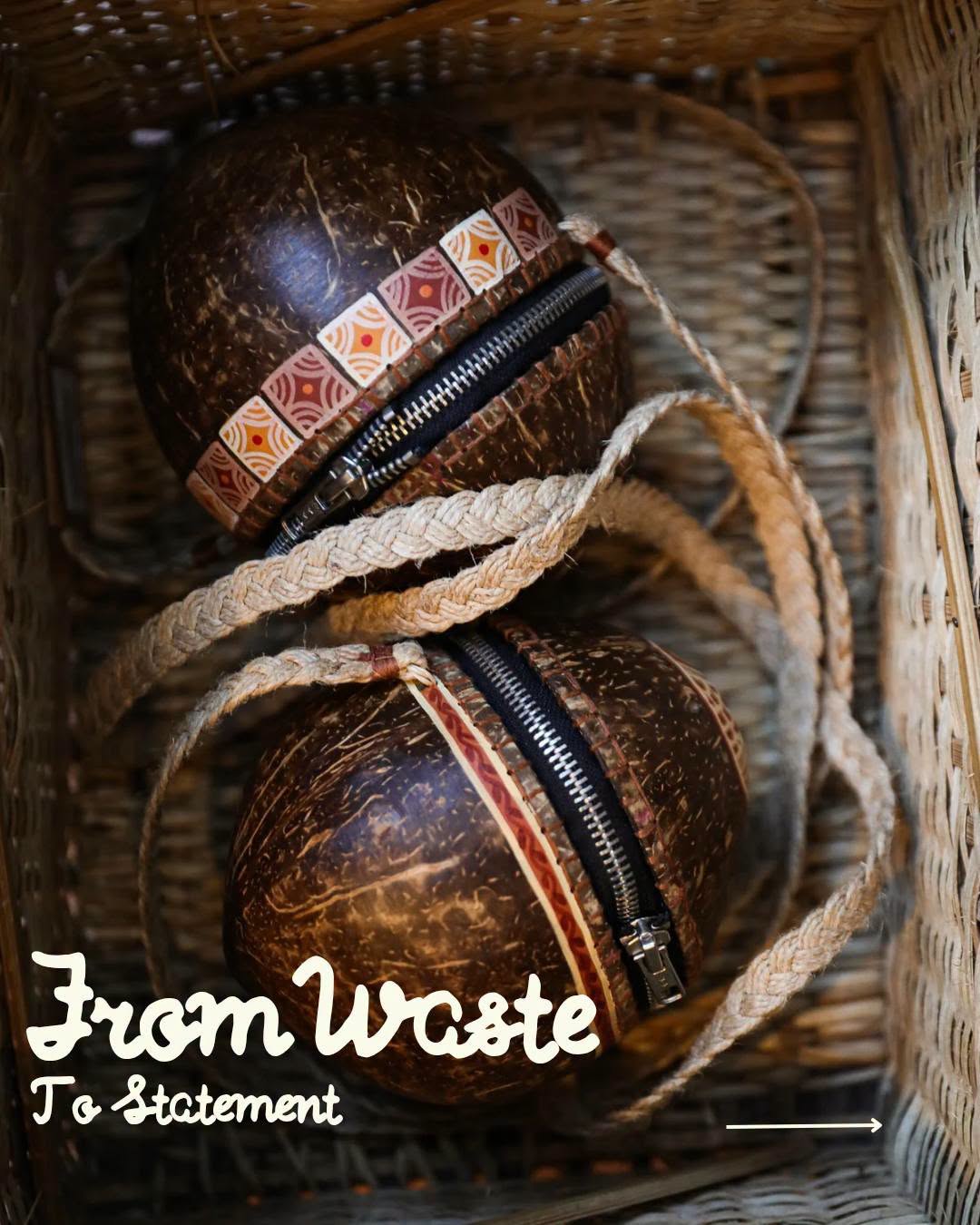 Coconut Shell Sling Bag