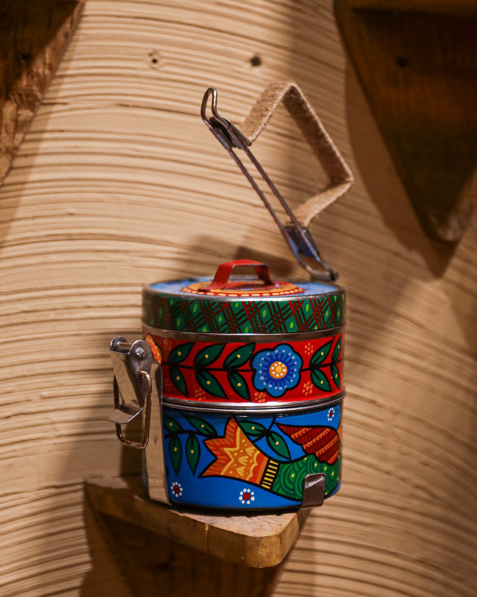 Painted Tiffin Box